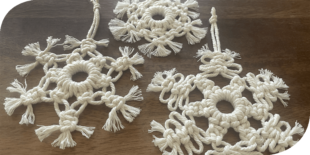 Macramé Snowflake Ornament Workshop, 9 December | Event in Ventura | AllEvents