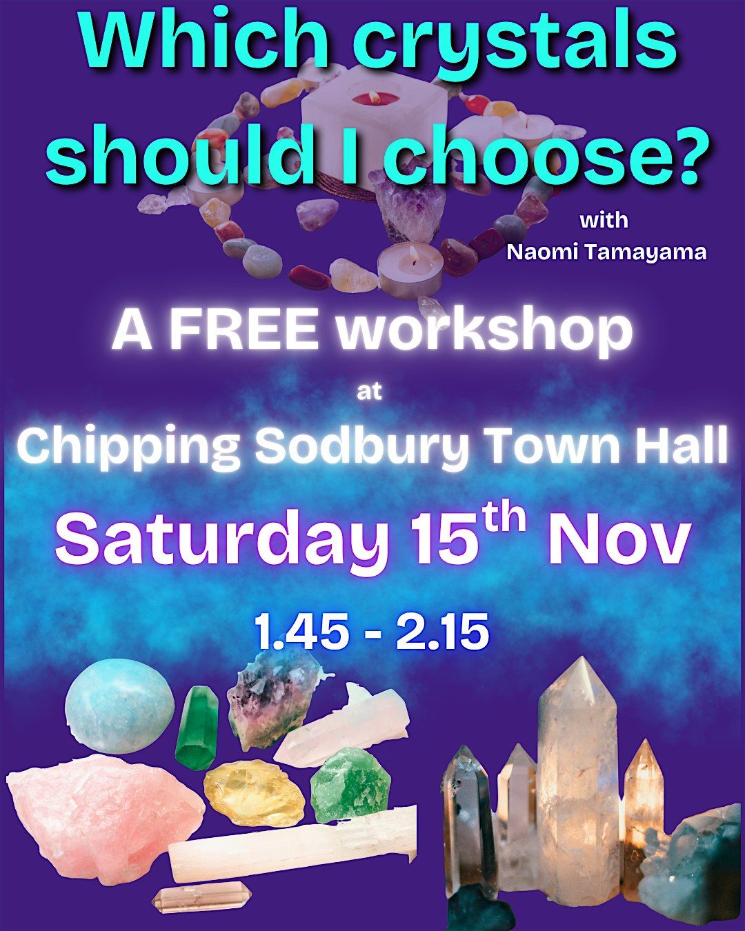 Which Crystals should I choose? - a FREE 30 minute workshop | Event in Chipping Sodbury | AllEvents
