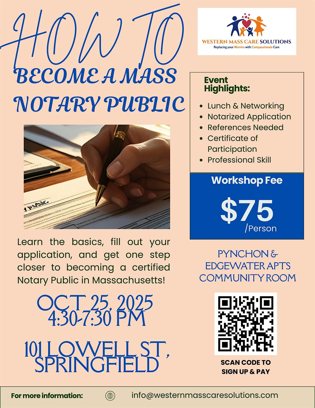 Notary 101 Workshop, 25 October | Event in Springfield | AllEvents