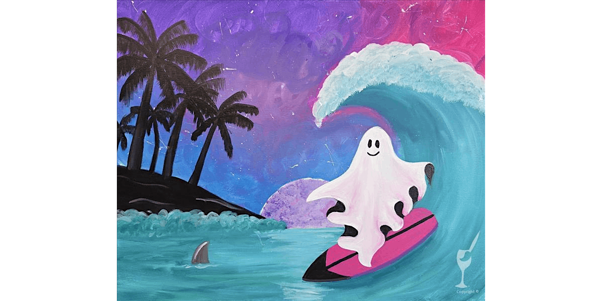 Spooky Waves - Paint and Sip in New Braunfels | Classpop!™, 3 August | Event in New Braunfels | AllEvents
