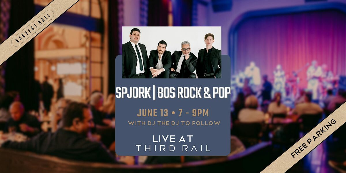 Spjork: 80s Rock & Pop | LIVE at Third Rail, 13 June | Event in Grapevine | AllEvents