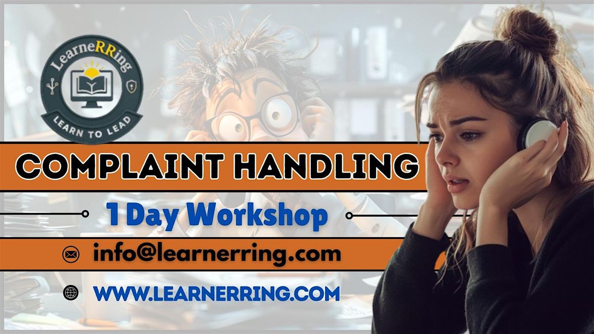 Complaint Handling 1-Day Workshop | Pueblo, CO