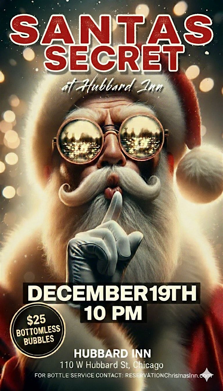Santa's Secret Soiree, 19 December | Event in Chicago | AllEvents