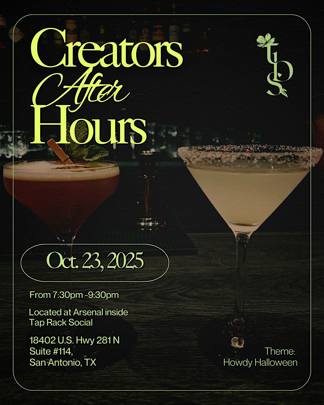 Creators After Hours, 23 October | Event in San Antonio | AllEvents