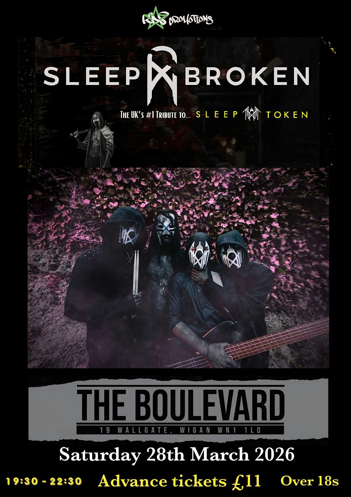 Sleep Broken  - A Tribute To Sleep Token., 28 March | Event in Wigan | AllEvents