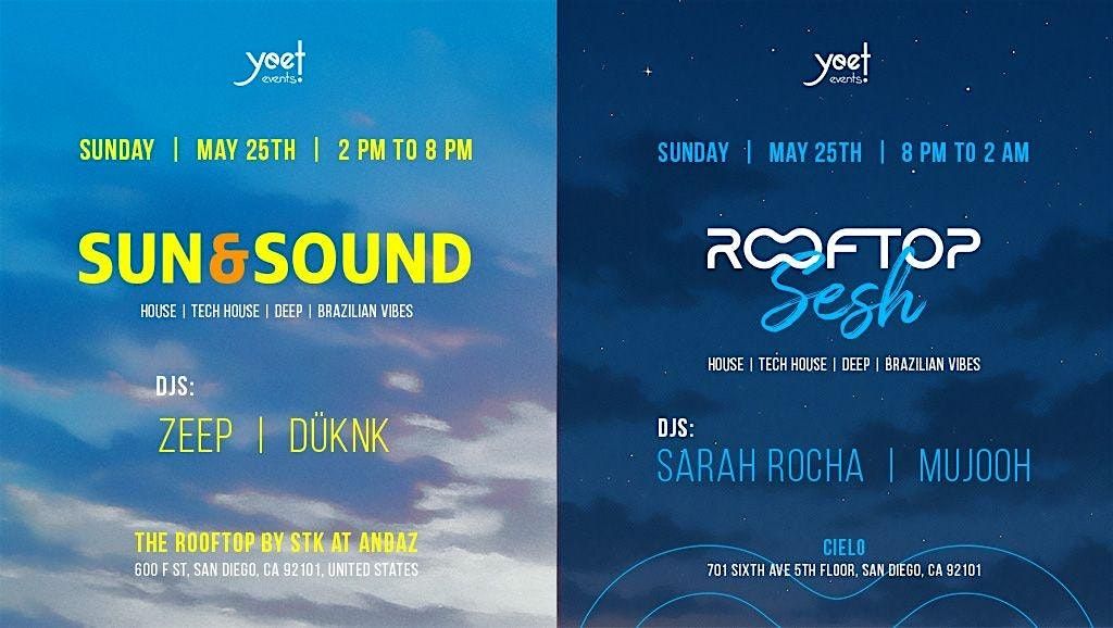 SUN & SOUND + ROOFTOP SESH, 25 May | Event in San Diego | AllEvents