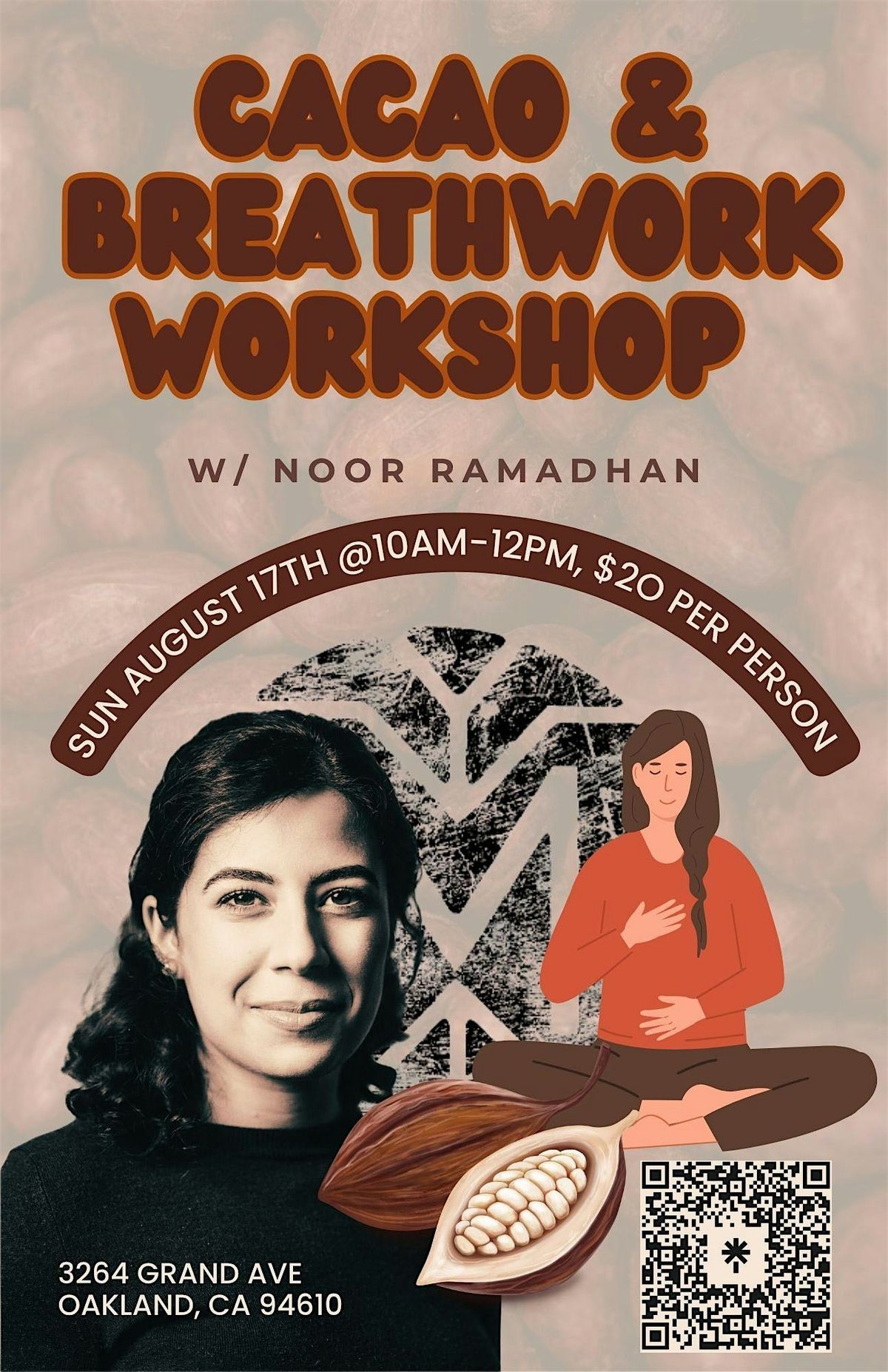 Cacao + Breathwork Workshop, 17 August | Event in Oakland | AllEvents
