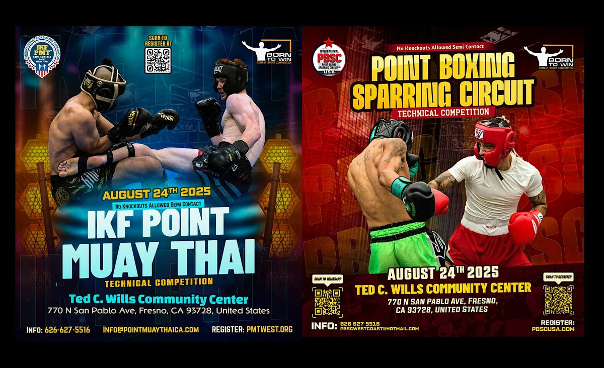 IKF POINT MUAY THAI & PBSC POINT BOXING - FRESNO, CA, 24 August | Event in Fresno | AllEvents