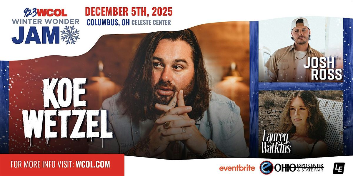 Koe Wetzel  - WCOL Winter Wonder Jam, 5 December | Event in Columbus | AllEvents