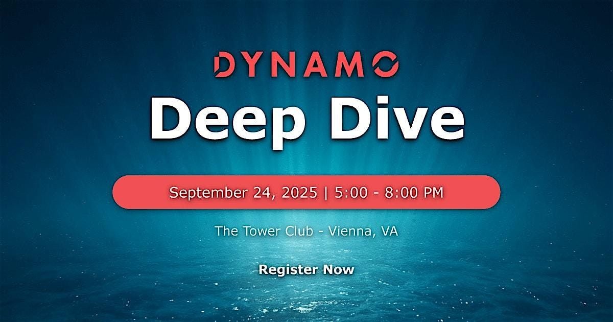 Dynamo Deep Dive, 24 September | Event in Vienna | AllEvents