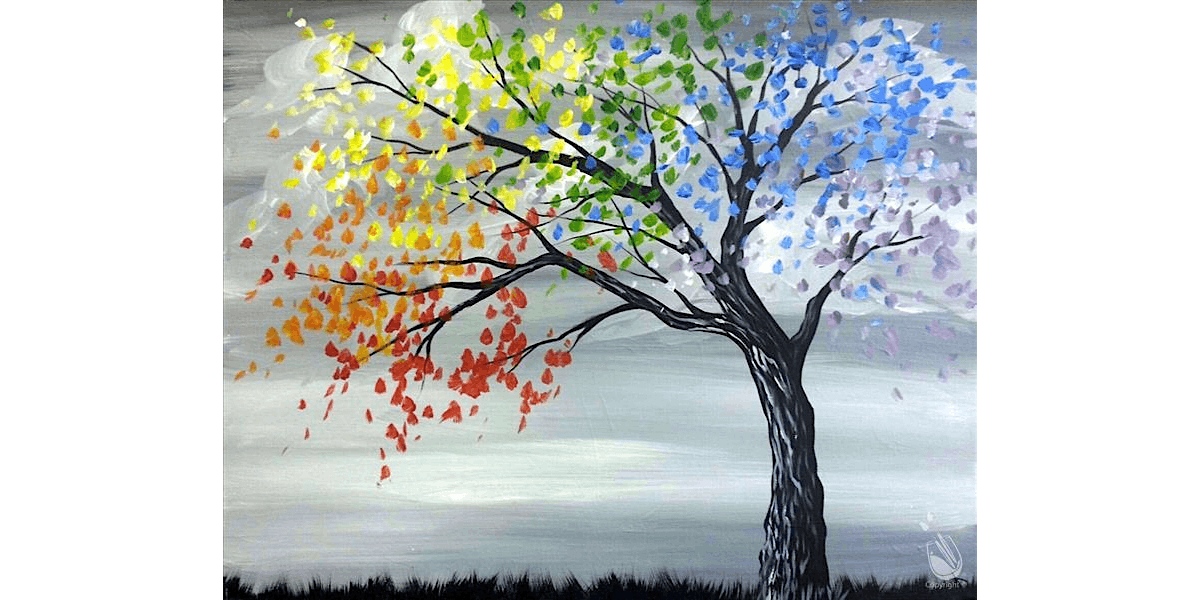 Rainbow Tree of Hope - Paint and Sip in Houston | Classpop!™, 15 August | Event in Pasadena | AllEvents