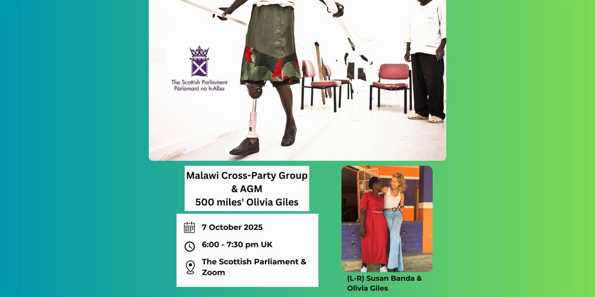Malawi Cross-Party Group with AGM, 7 October | Event in Edinburgh | AllEvents
