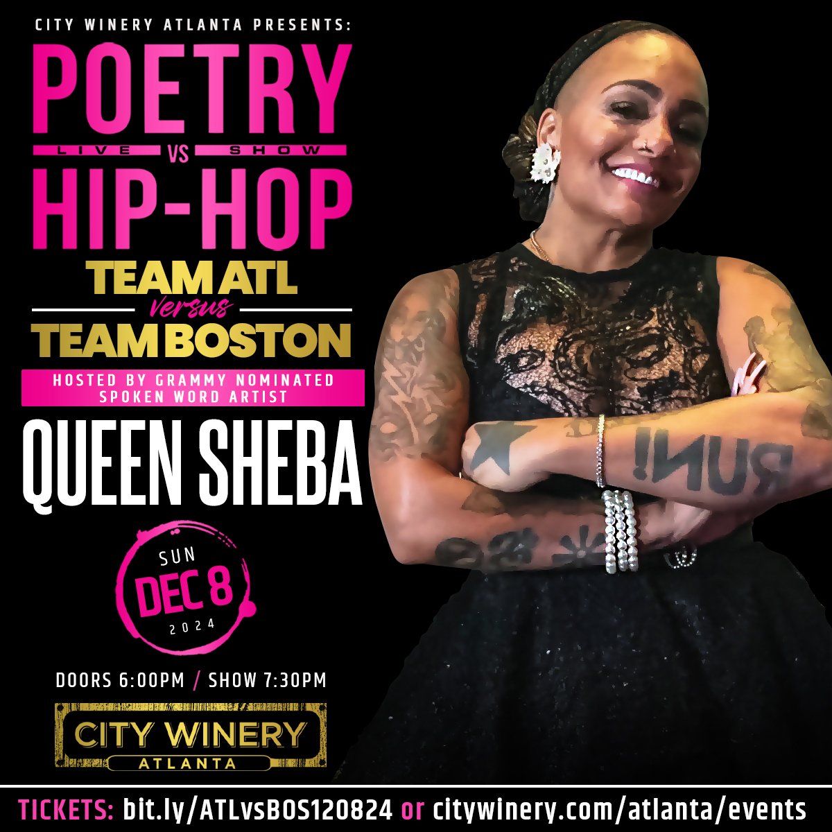 Poetry v. Hip Hop Fathers Day at City Winery - Atlanta, 15 June | Event in Atlanta | AllEvents