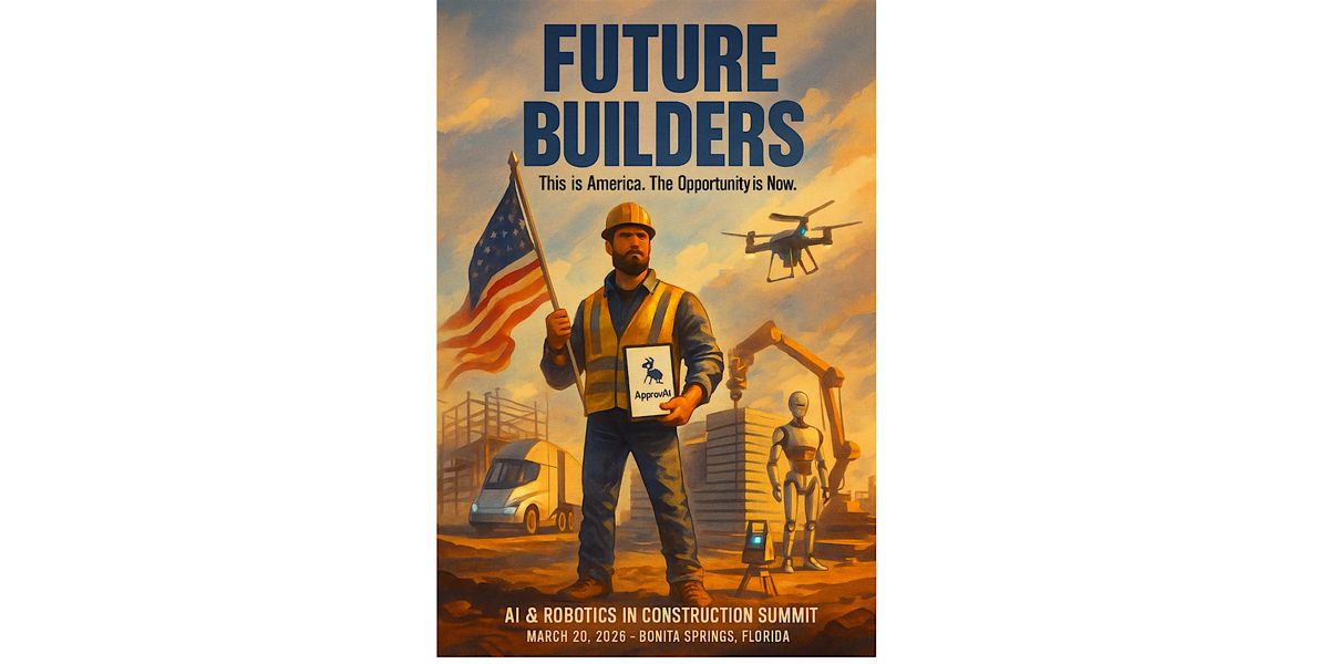FUTURE BUILDERS SUMMIT: Ai & Robotics in Construction, 20 March | Event in Bonita Springs | AllEvents