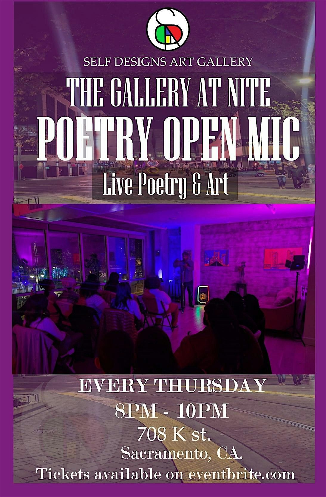 THE GALLERY AT NITE POETRY OPEN MIC!...., 29 May | Event in Sacramento | AllEvents