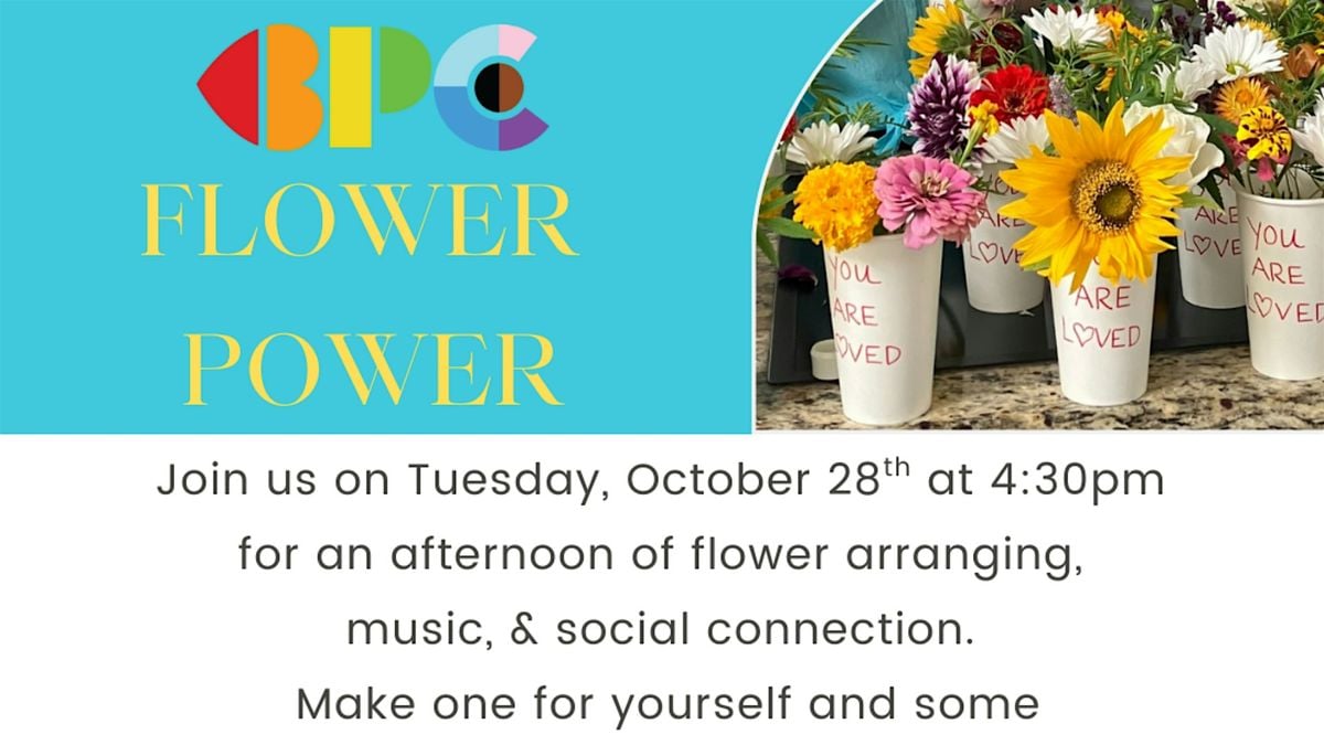 Flower Power - Floral arranging sponsored by Soar Together, 28 October | Event in Bridgeport | AllEvents
