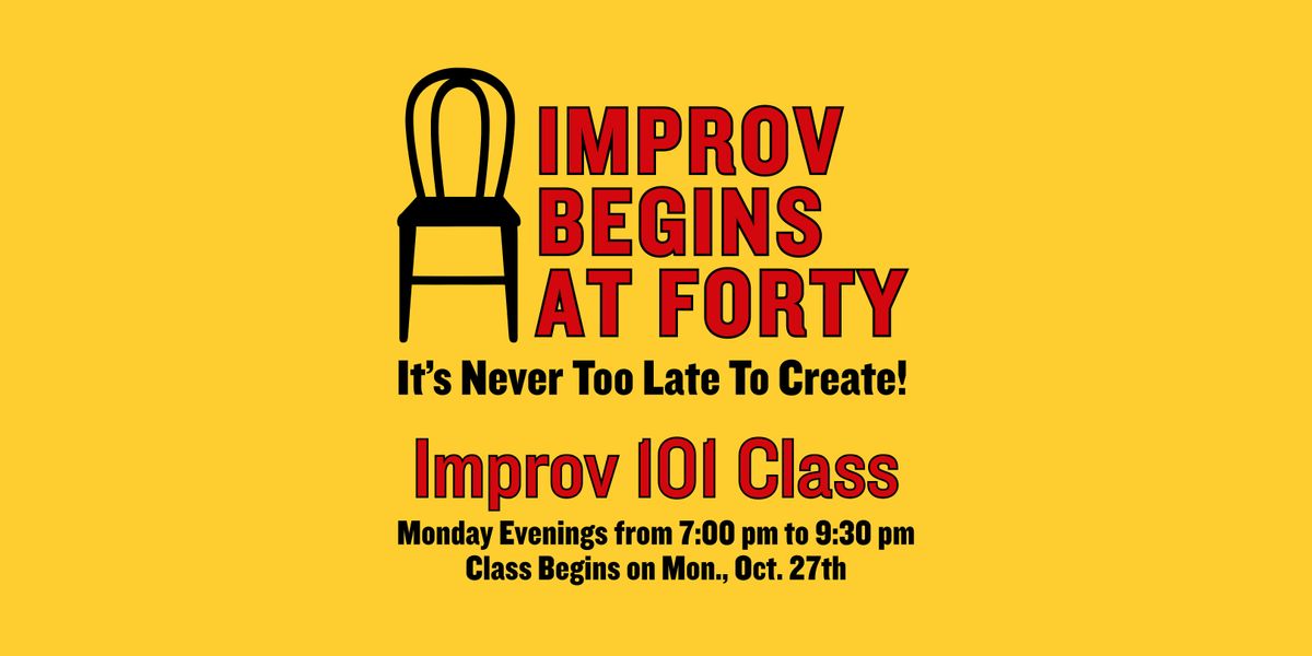 Beginning Improv Class for People Age 40 & Above! (8 weeks), 27 October | Event in Austin | AllEvents