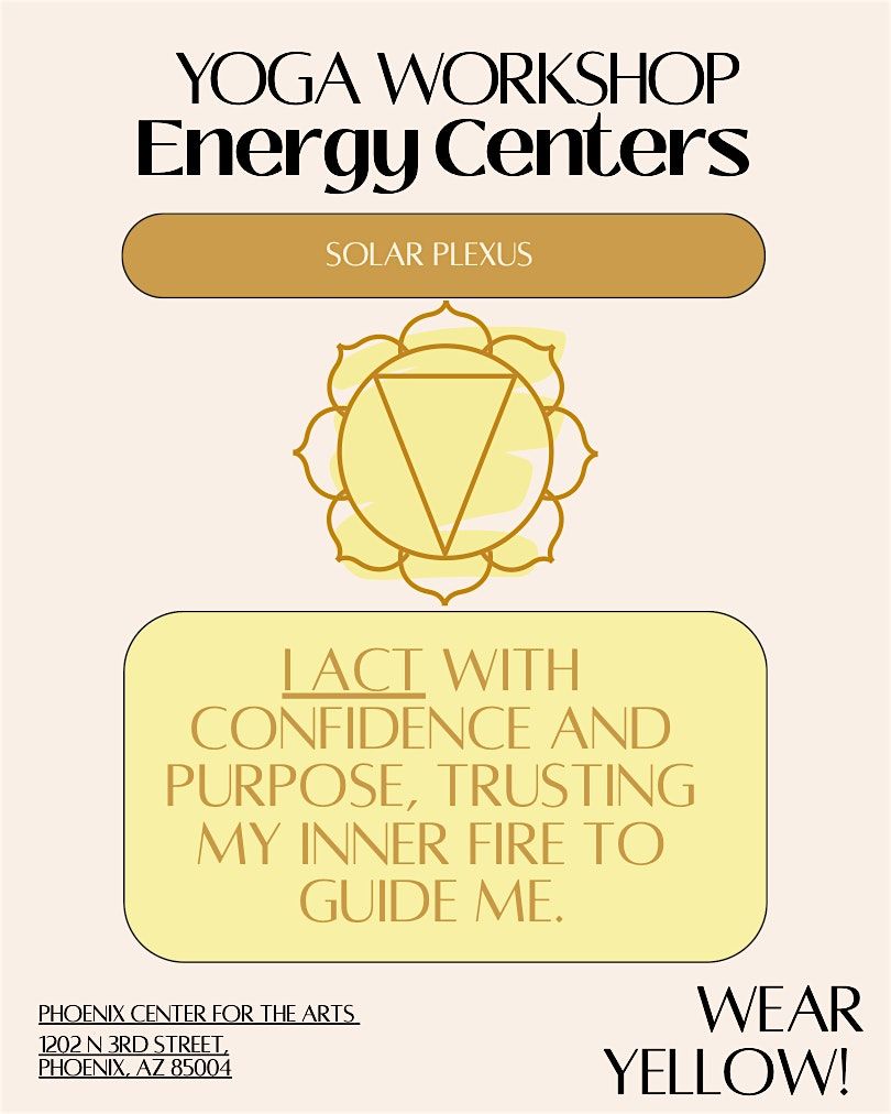 Friday Nite Workshop: Yoga Week 3 - "Solar Plexus" with Aryam Garcia, 12 December | Event in Phoenix
