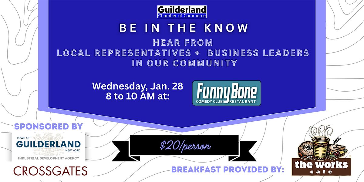 Be In The Know, 28 January | Event in Albany | AllEvents