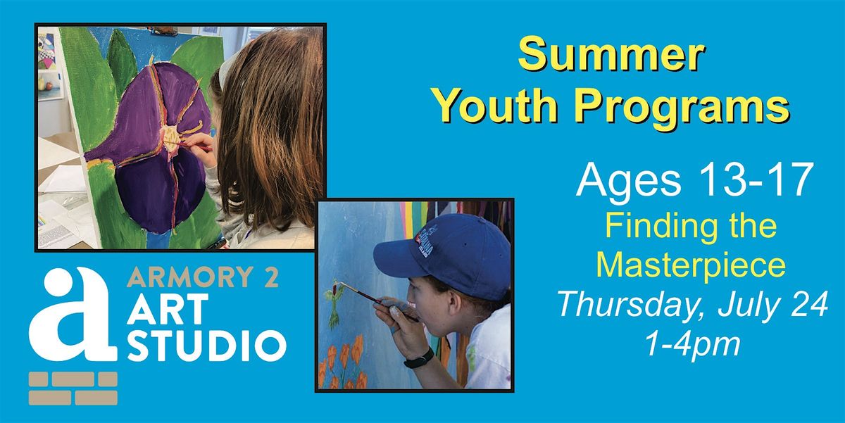 Summer Youth Programs - Find & Paint the Masterpiece Within a Masterpiece., 24 July | Event in Grand Haven