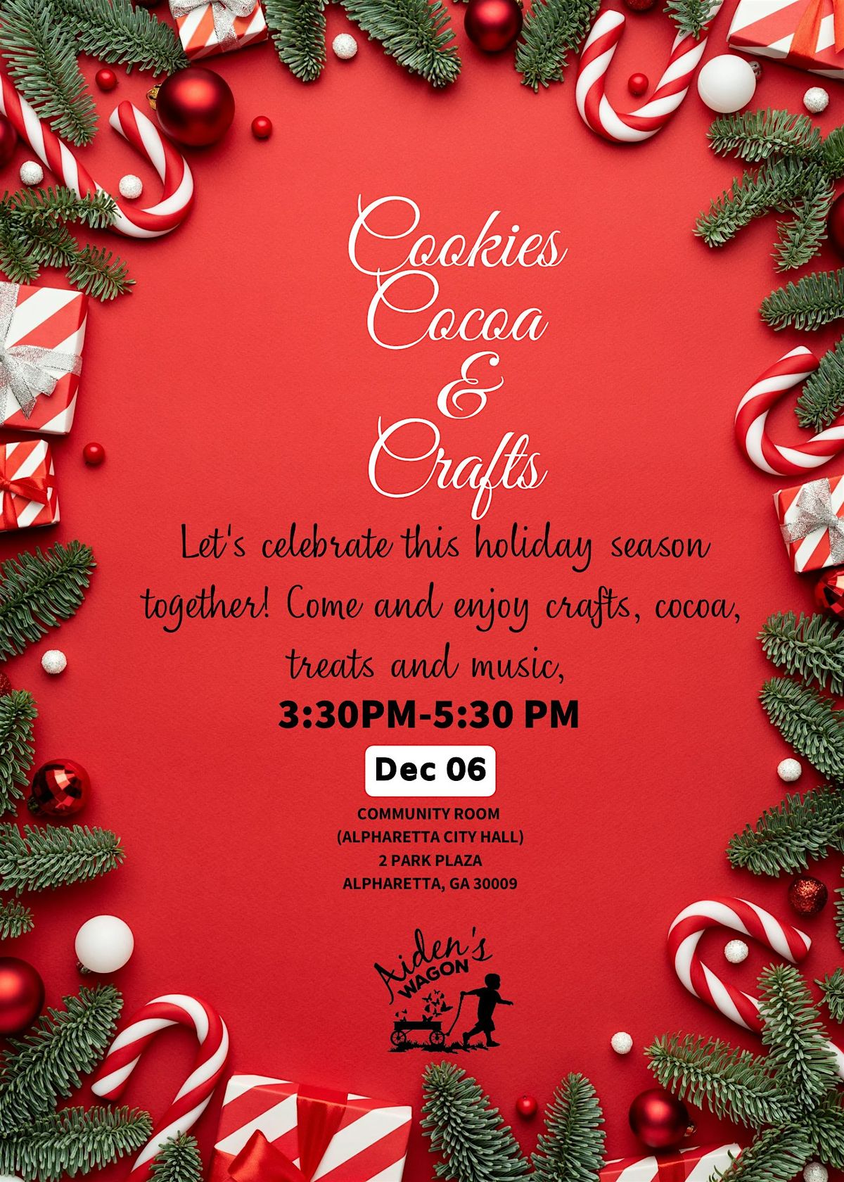 Cookies Cocoa and Crafts, 6 December | Event in Alpharetta | AllEvents