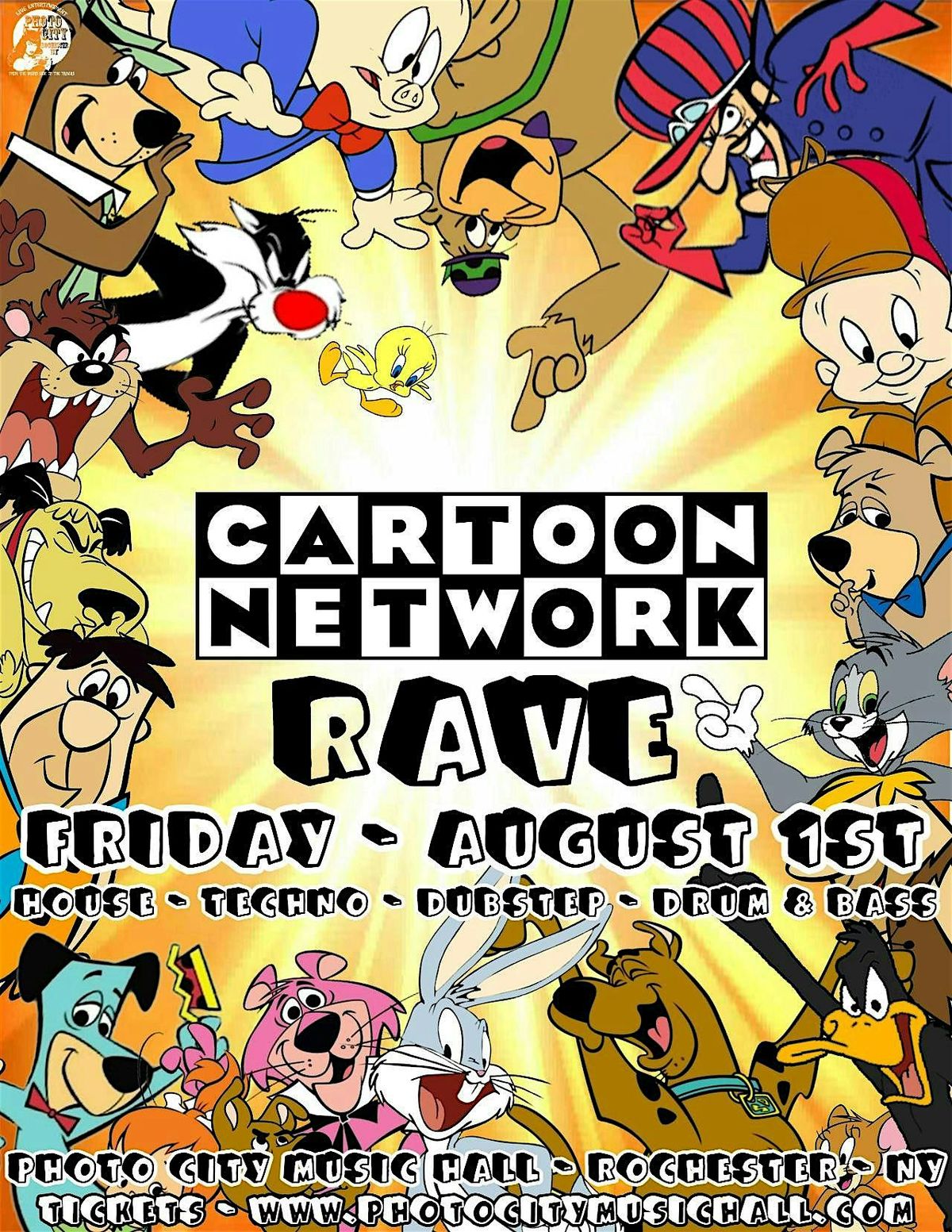 Cartoon Network Rave - Rochester, NY, 1 August | Event in Rochester | AllEvents