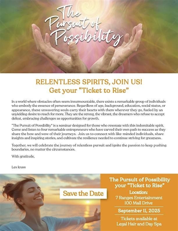 The Pursuit of Possibility, 11 September | Event in Steubenville | AllEvents