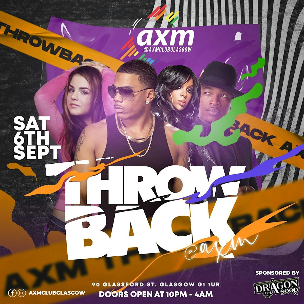 THROWBACK SATURDAYS @ AXM, 6 September | Event in Glasgow | AllEvents