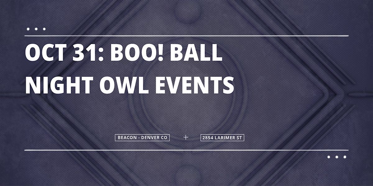 BOO! Ball | Halloween at Beacon RiNo, 31 October | Event in Denver | AllEvents