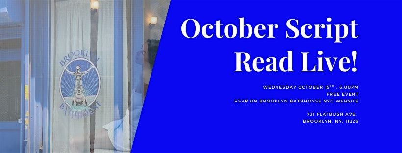 Script Read Live!, 15 October | Event in Brooklyn | AllEvents