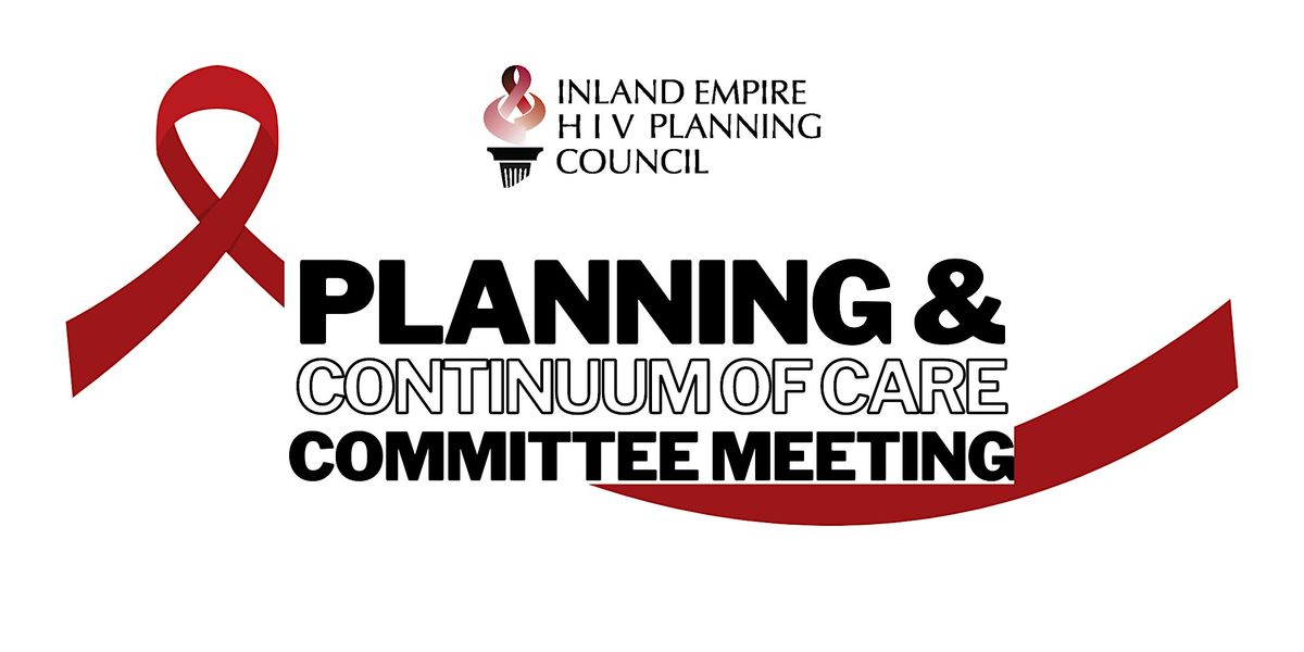 Inland Empire HIV Planning Council: PLANNING Committee Meeting, 8 May | Event in San Bernardino | AllEvents
