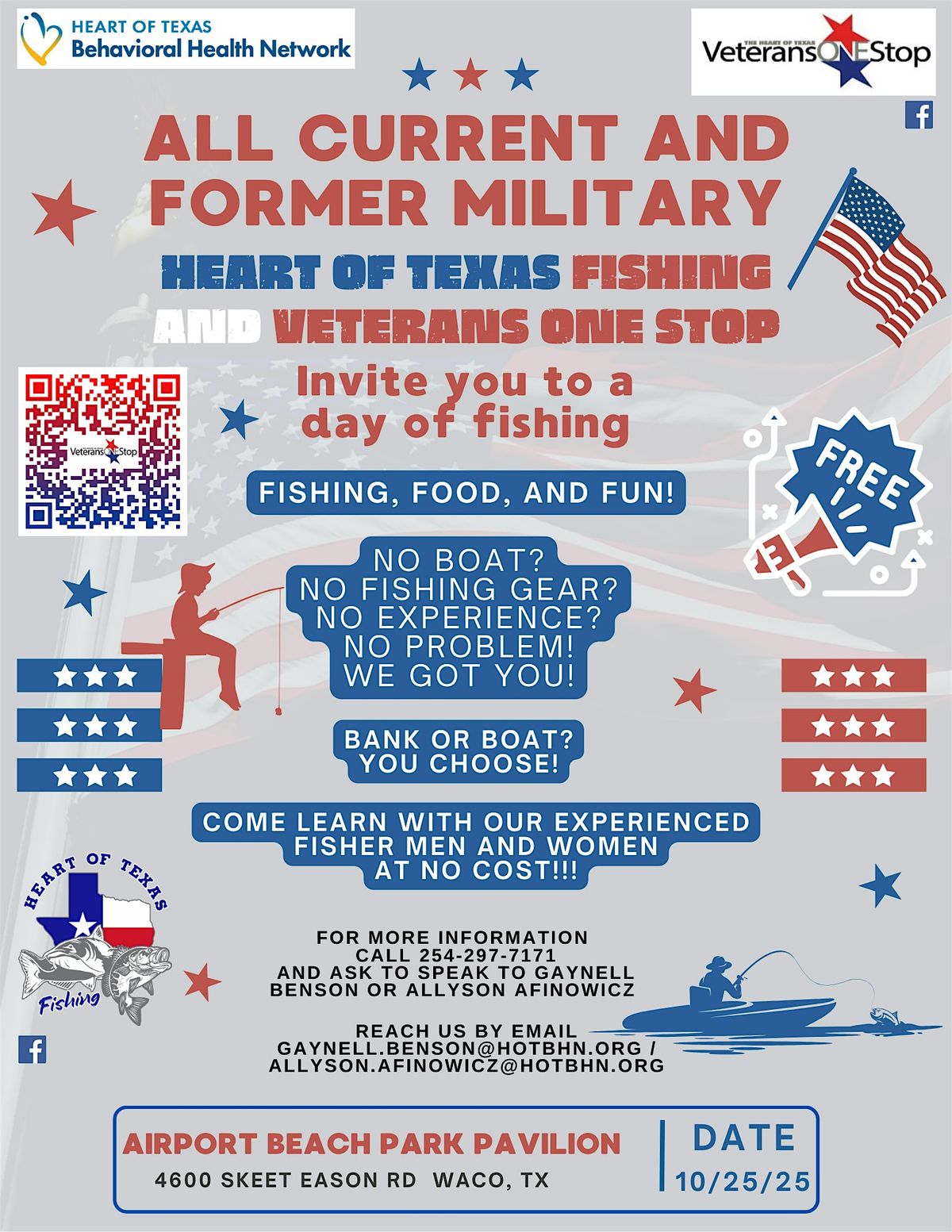 3rd Annual Heart of Texas and Veterans One Stop Fishing Event, 25 October | Event in Waco | AllEvents
