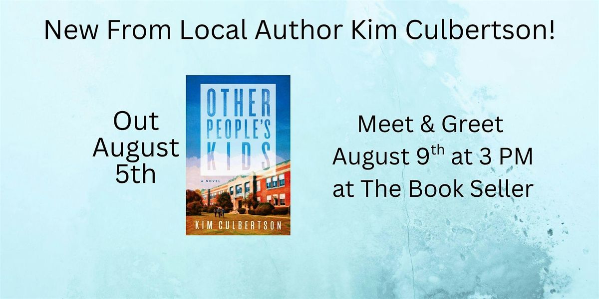 Meet & Greet With Local Author Kim Culbertson, 9 August | Event in Grass Valley | AllEvents