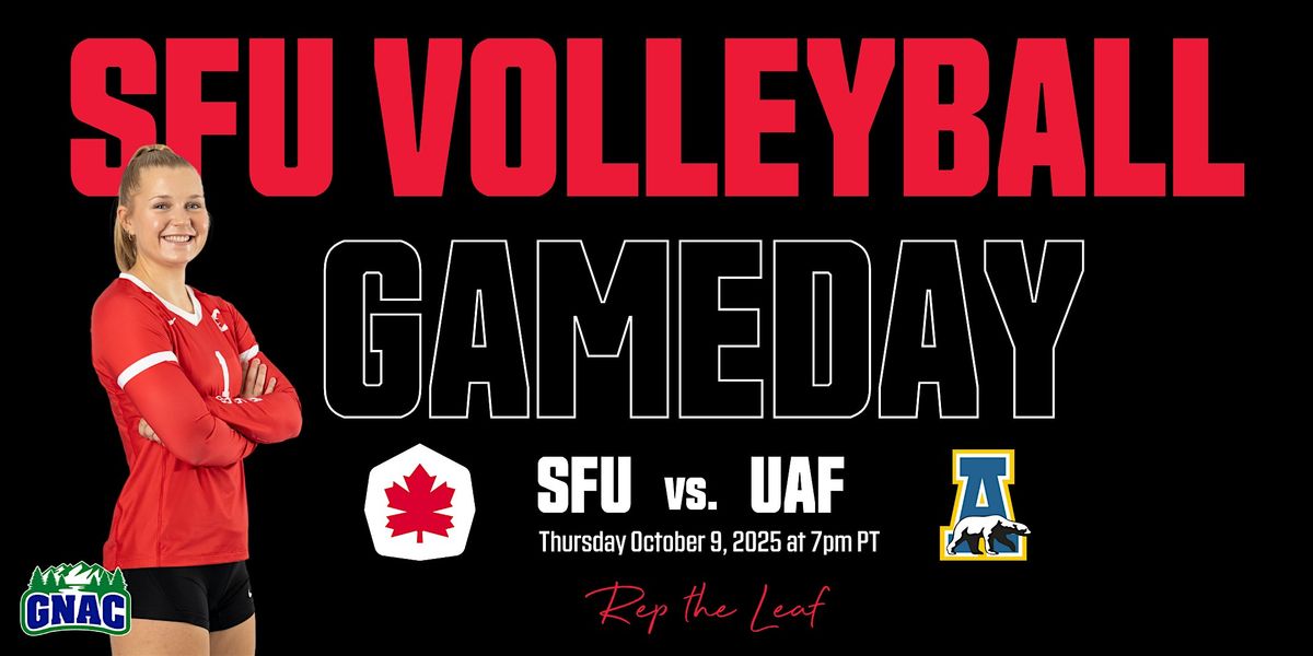 SFU Volleyball vs. University of Alaska, 9 October | Event in Burnaby | AllEvents