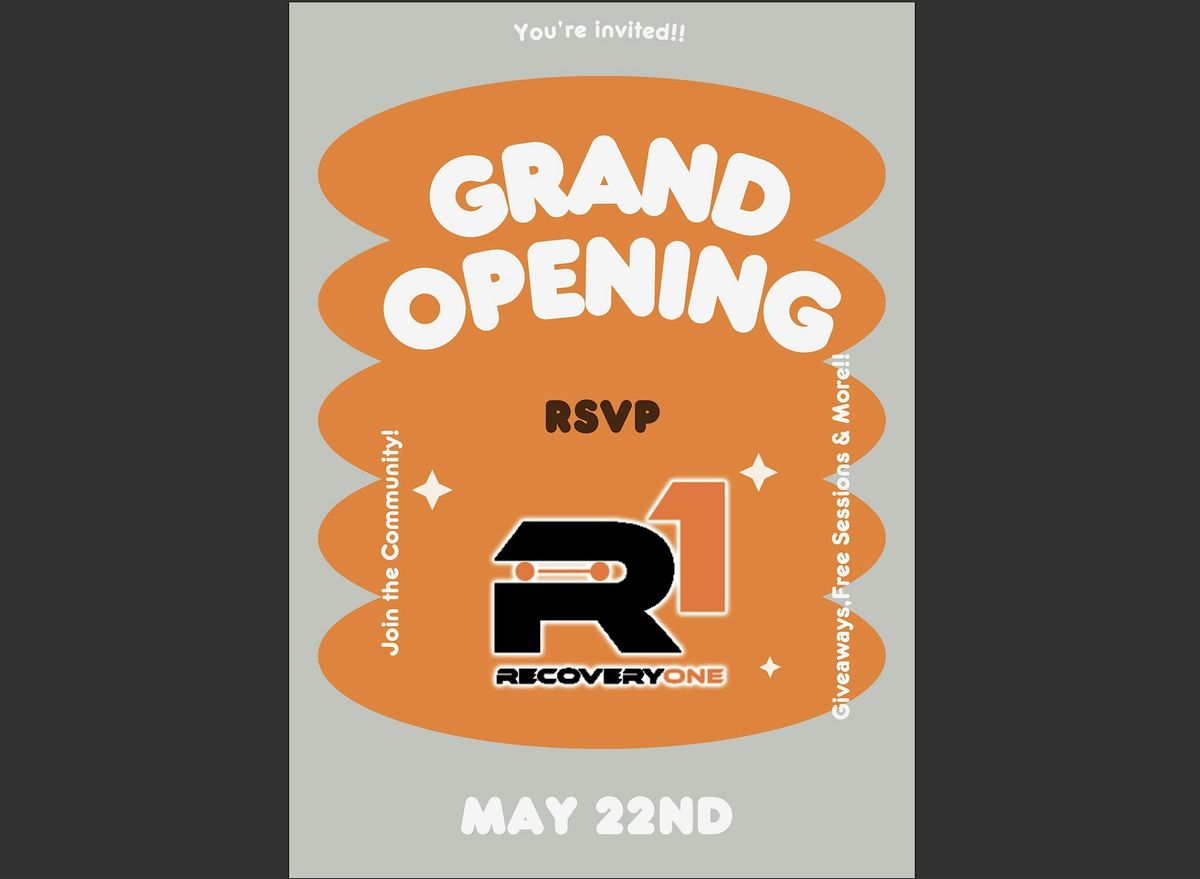 Grand Opening- Recovery One, 22 May | Event in Glendale | AllEvents