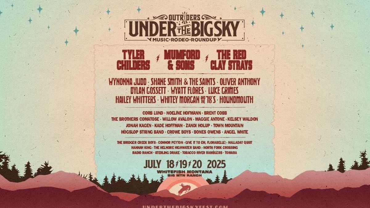 Under the Big Sky Festival - (Sunday) with Tyler Childers, 20 July | Event in Whitefish | AllEvents