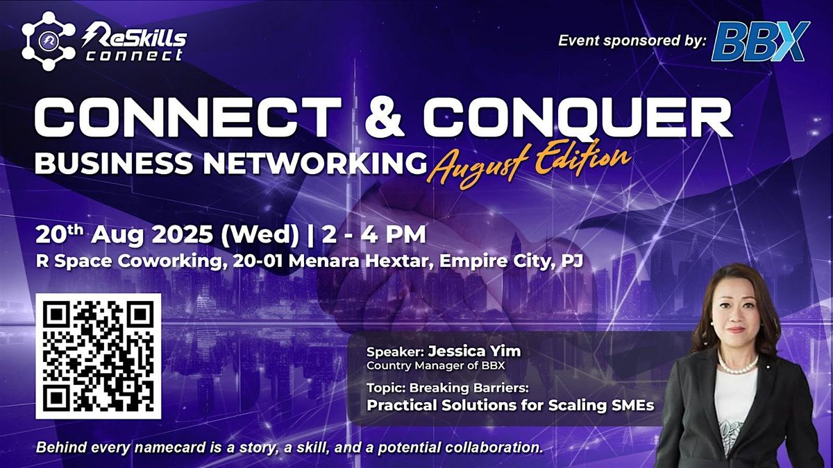 Business Networking : ReSkills Connect Day(August Edition), 20 August | Event in Petaling Jaya | AllEvents