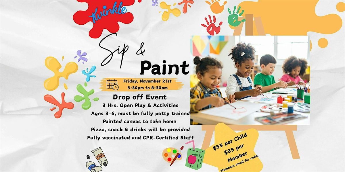 Twinkle's Drop Off Sip & Paint!, 21 November | Event in Brooklyn | AllEvents