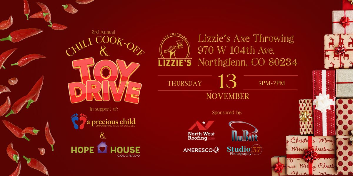 ️ 3rd Annual Chili Cook-Off & Toy Drive ️, 13 November | Event in Northglenn | AllEvents