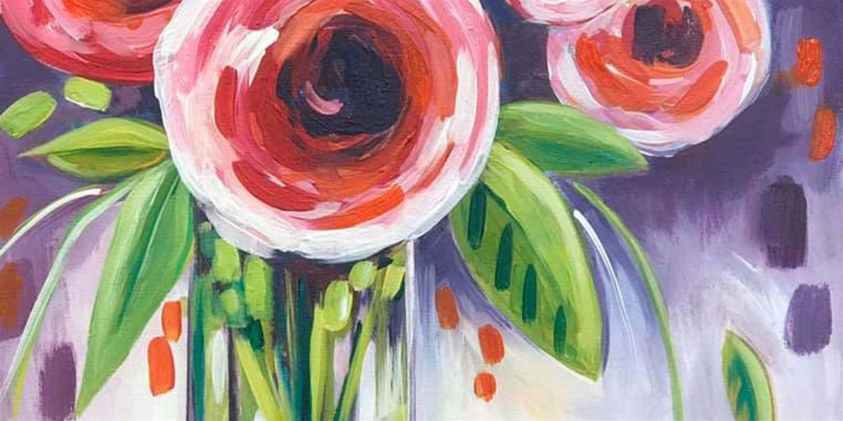 Freshly Picked Roses - Paint and Sip by Classpop!™, 13 July | Event in Katy | AllEvents