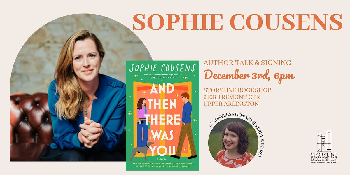 Author Talk and Signing with Sophie Cousens, 3 December | Event in Upper Arlington | AllEvents