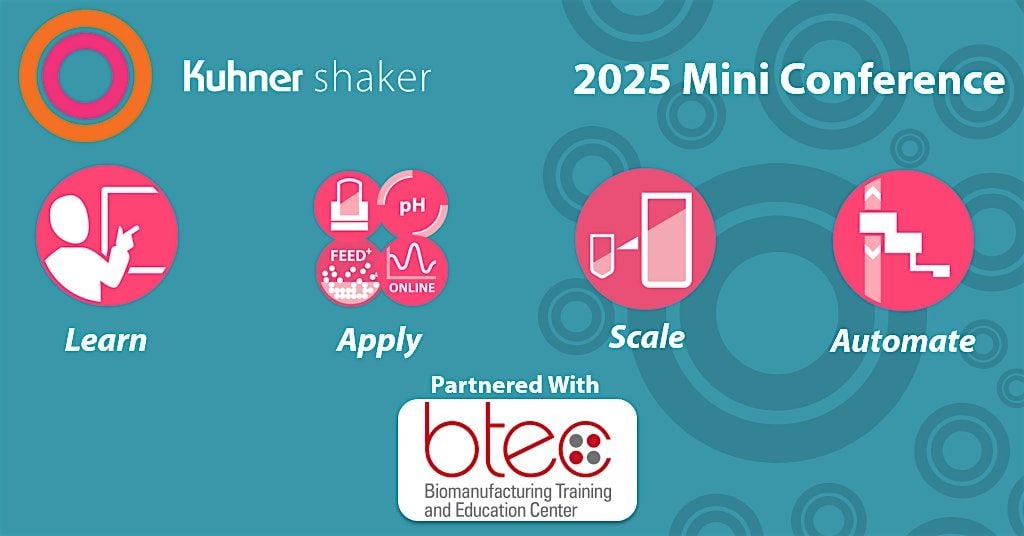 Kuhner Shaker Bioprocessing Mini Conference at BTEC, 15 October | Event in Raleigh | AllEvents