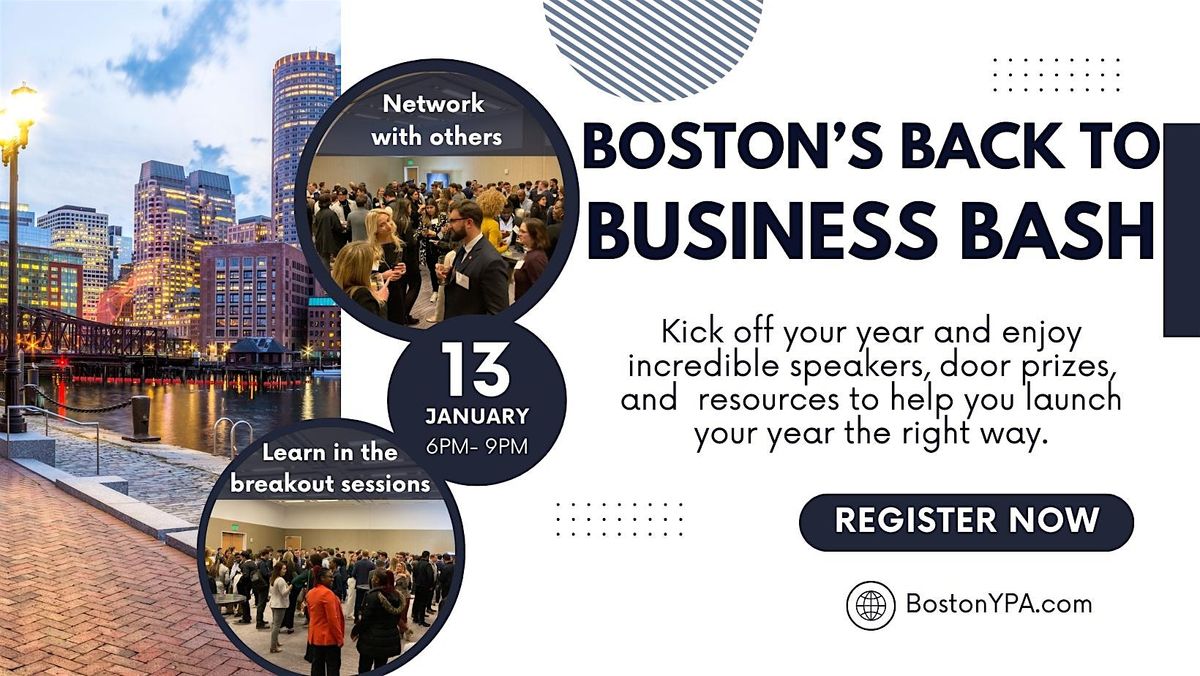 Boston's Back to Business Bash!, 13 January | Event in Boston | AllEvents