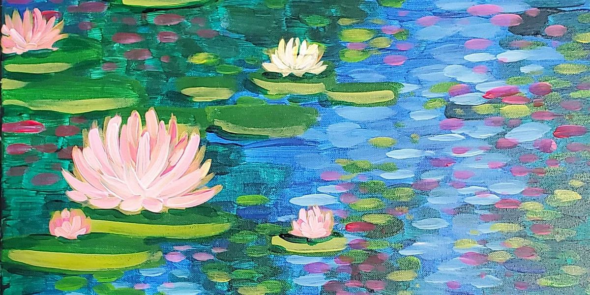 Monet Lilies on the Water - Paint and Sip by Classpop!™, 15 July | Event in Gilbert | AllEvents