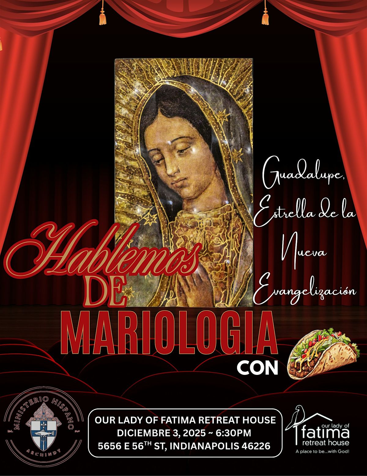 Hablemos de Mariología con Tacos III, 3 December | Event in Indianapolis | AllEvents