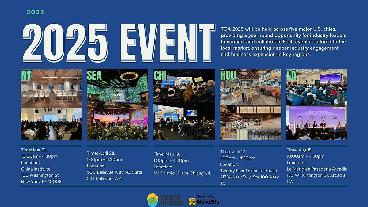 2025 Taste of Asia - Food & Restaurant Industry Conference (Houston), 21 July | Event in Katy | AllEvents