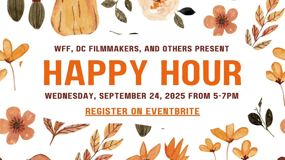 9/24/25 HAPPY HOUR with DC Filmmakers at the Silver Branch Brewing Co., 24 September | Event in Silver Spring
