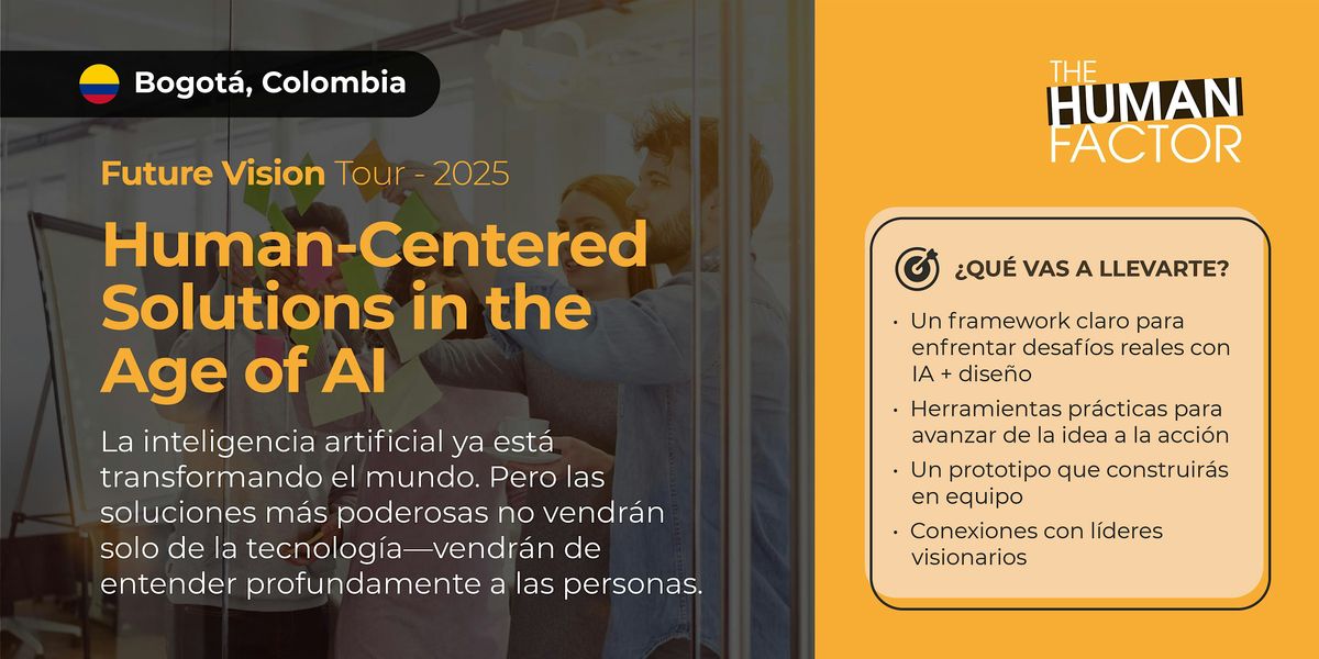 Human-Centered Solutions in the age of AI, 25 June | Event in Bogotá | AllEvents