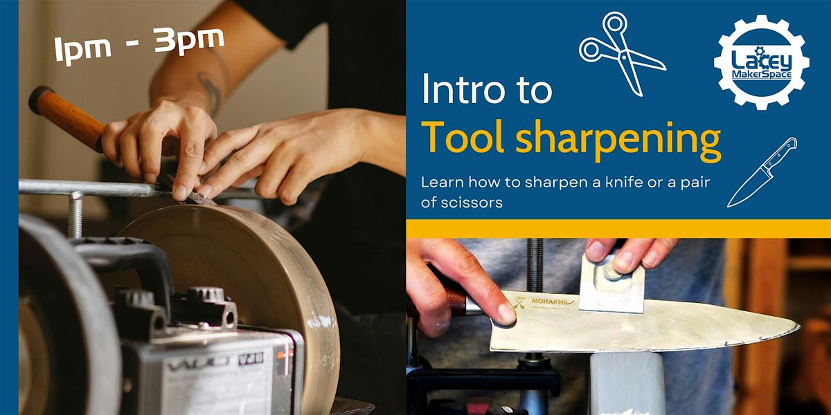 Intro to Tool Sharpening | Event in Lacey | AllEvents
