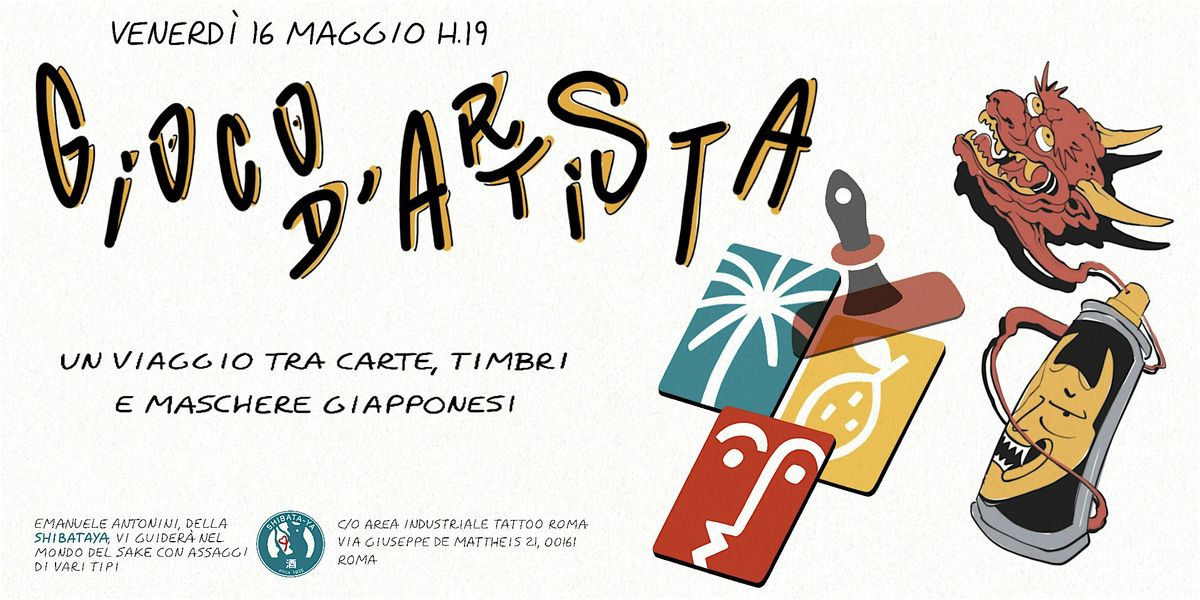 Gioco d'artista | Un viaggio tra carte, timbri e maschere giapponesi, 16 May | Event in Roma | AllEvents